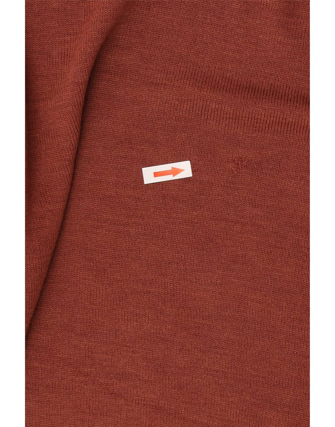 Pulover Lacoste pentru bărbați cu gâtul turnat, mărimea 5, lână maro mare