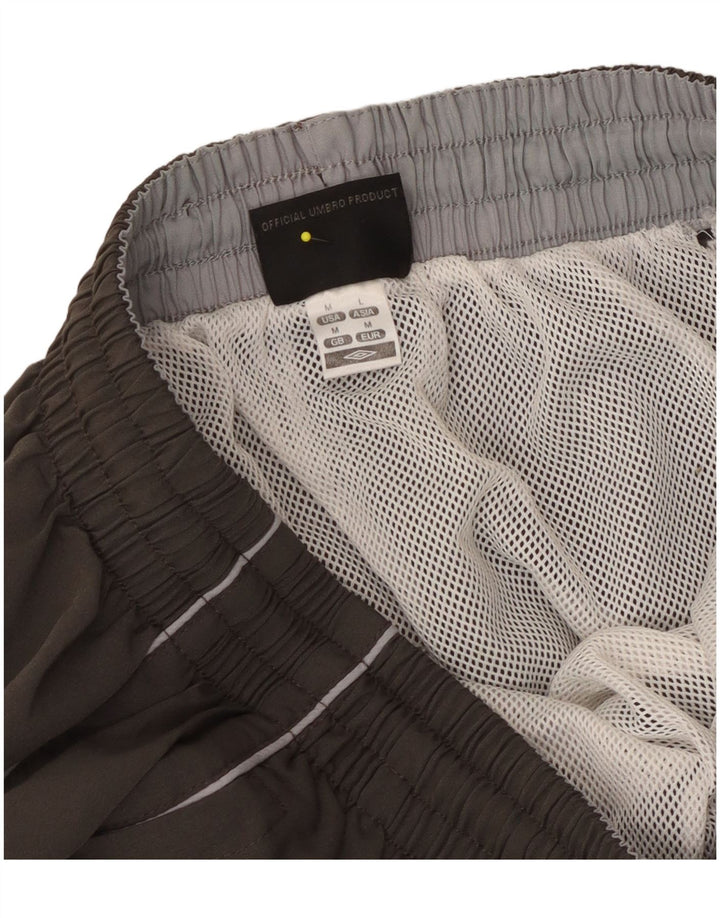 UMBRO Pantaloni scurți de înot grafic pentru bărbați, poliester mediu gri