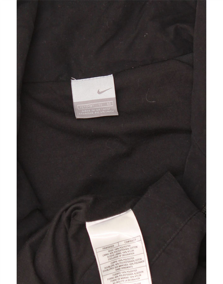 Jachetă de trening pentru femei Nike US 16/18 XL, poliester color bloc negru