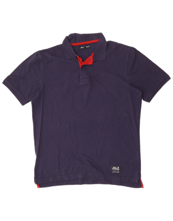 Tricou polo pentru bărbați Best Company XL, bumbac bleumarin