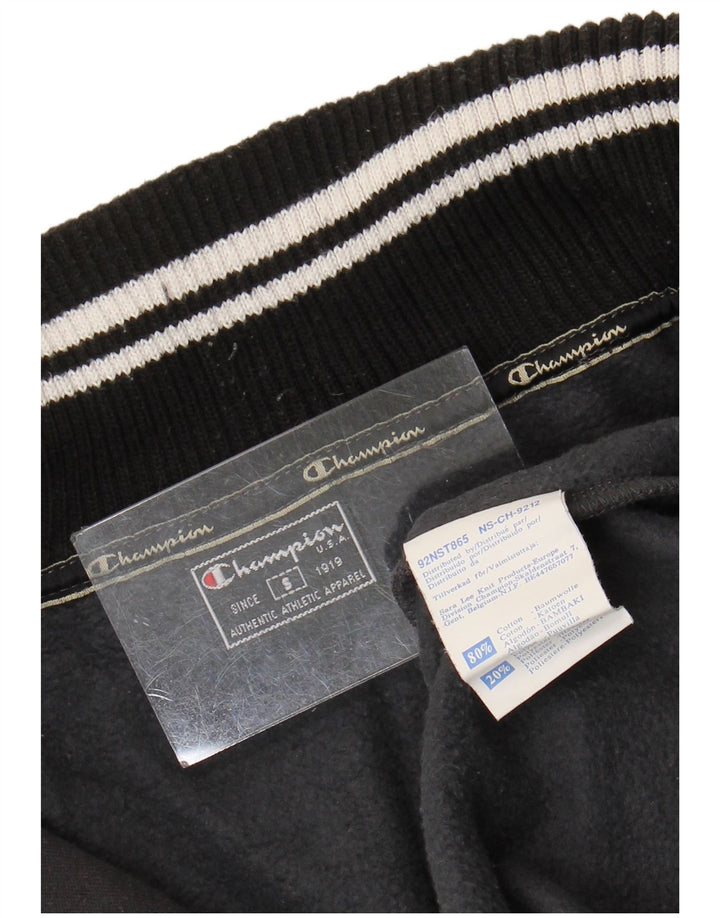 Pulover pentru bărbați Champion, cu fermoar, cu gât, bumbac, gri mic