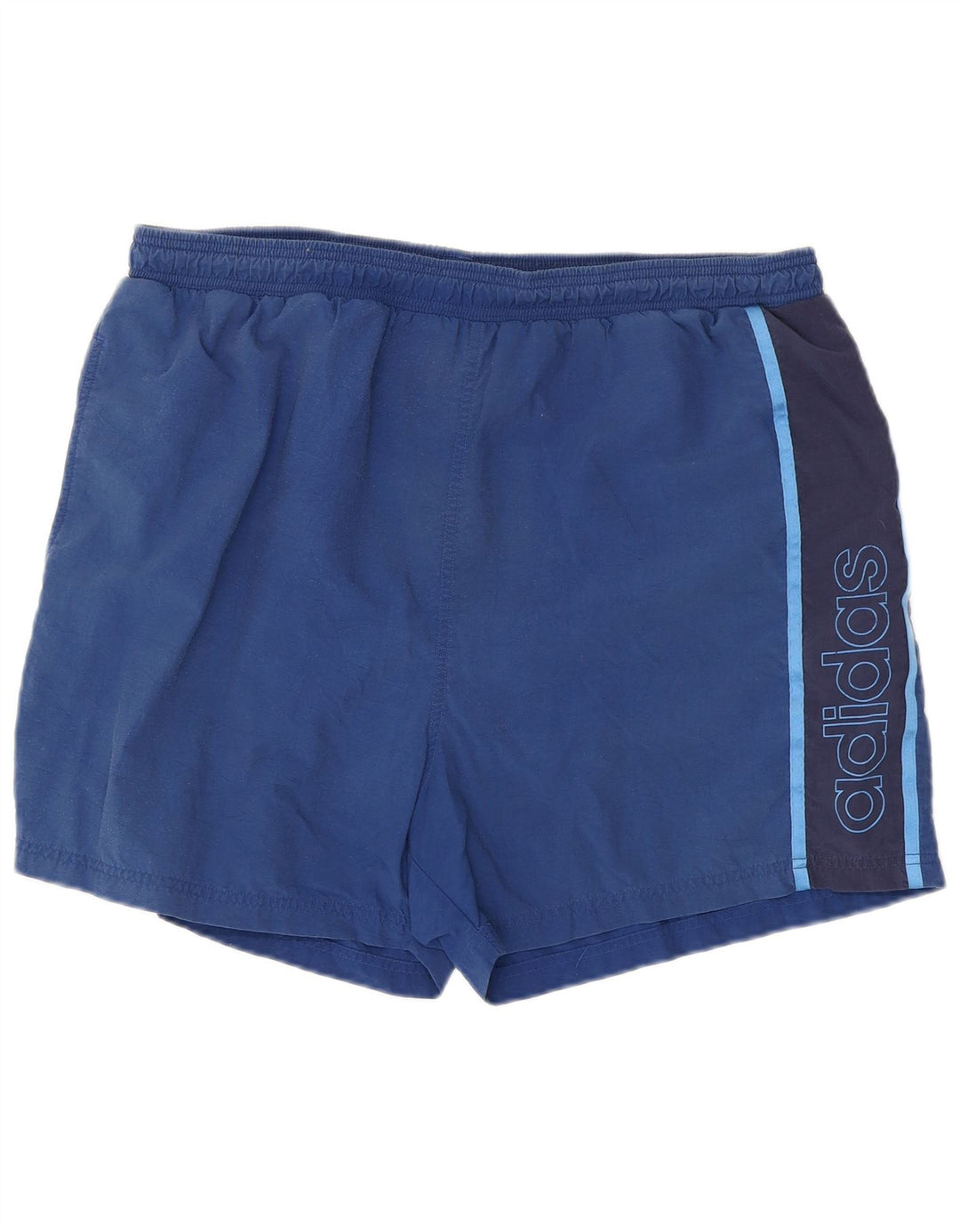 Pantaloni scurți sport grafic ADIDAS pentru bărbați 2XL, albastru, poliamidă color bloc