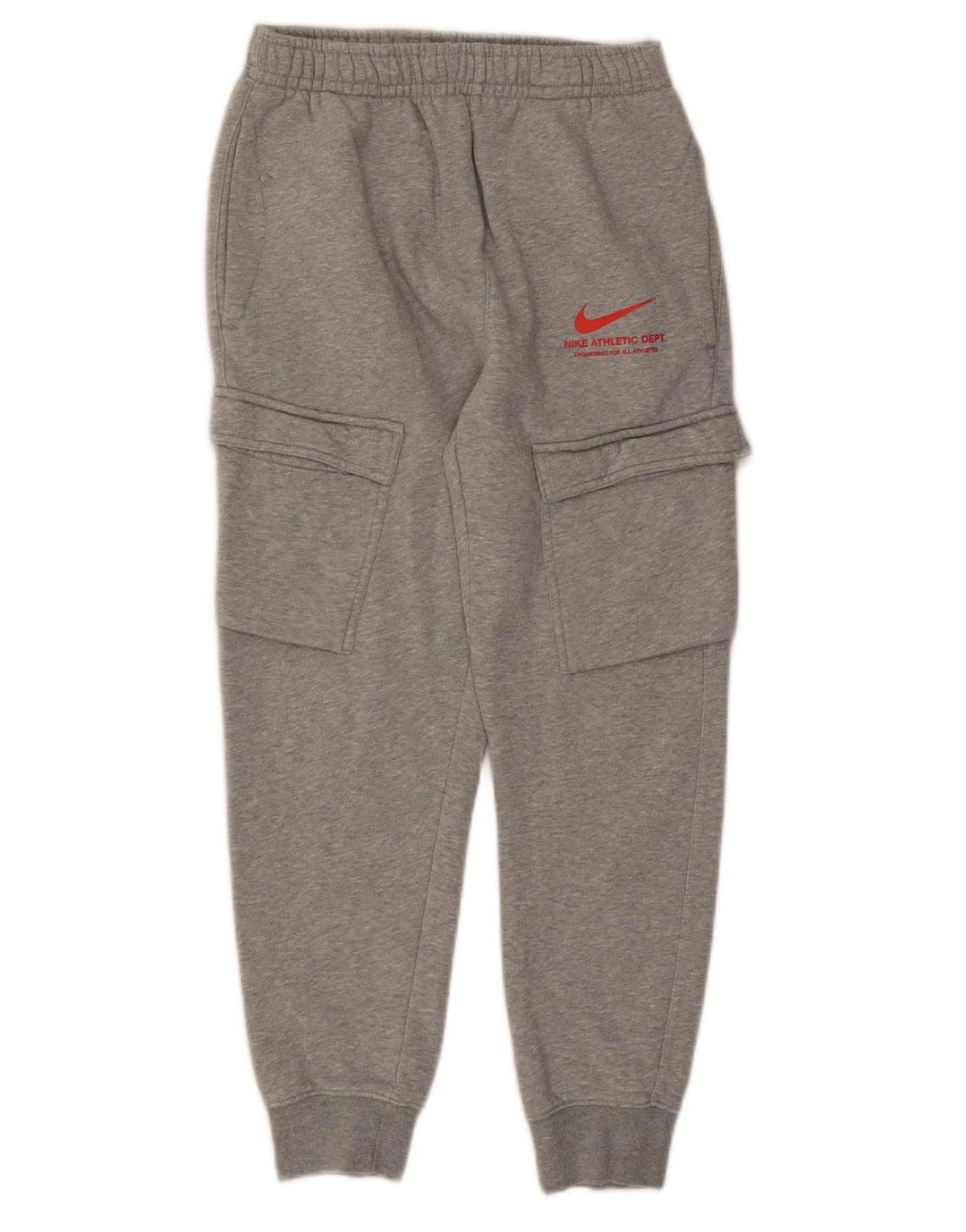 Pantaloni de trening cargo NIKE pentru bărbați Joggeri, bumbac, gri mic