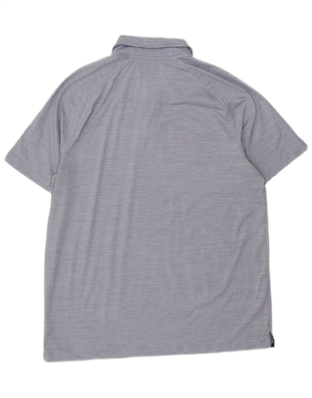 HURLEY Mens Polo Shirt Large Blue Polyester