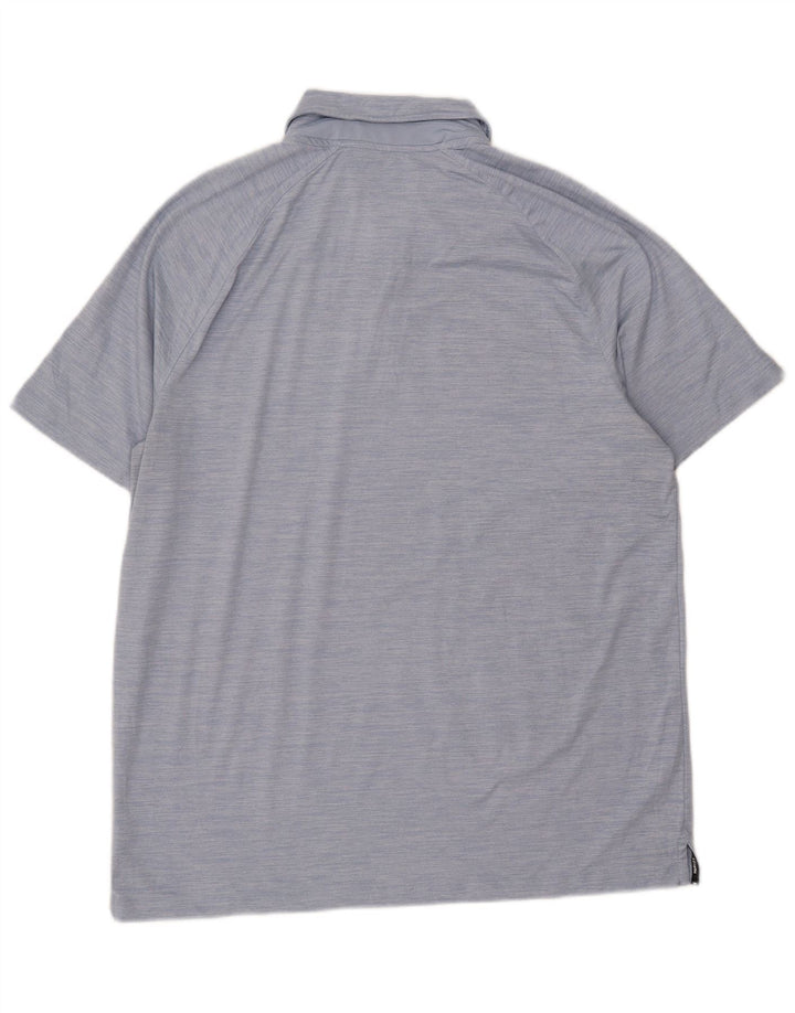 HURLEY Mens Polo Shirt Large Blue Polyester