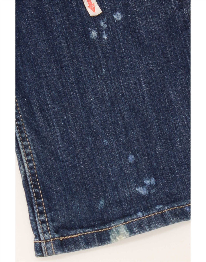 Blugi drepti pentru femei Levi's 524 W29 L32 Bumbac albastru