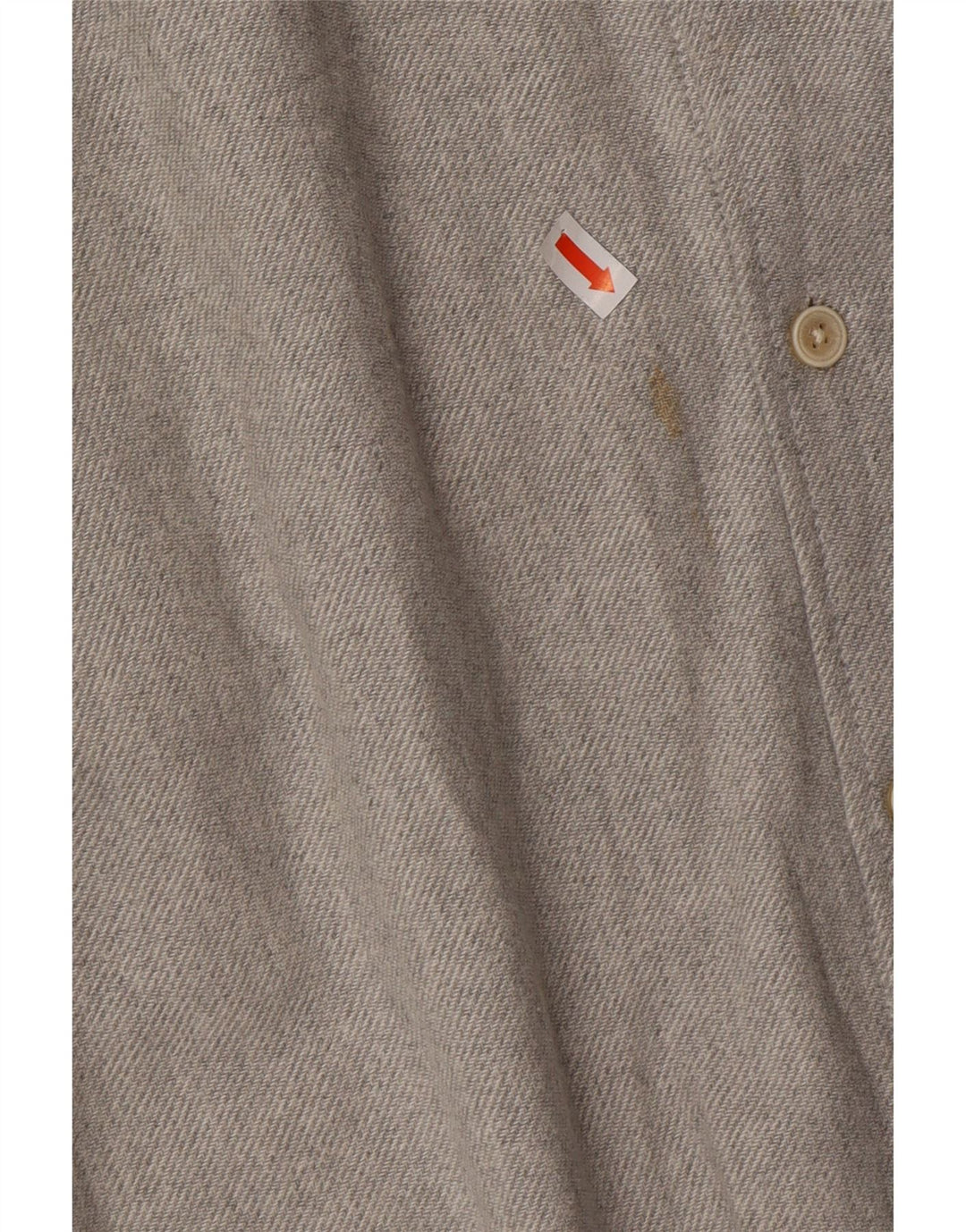 ZARA Mens Flannel Shirt Large Grey Vintage Zara and Second-Hand Zara from Messina Hembry 