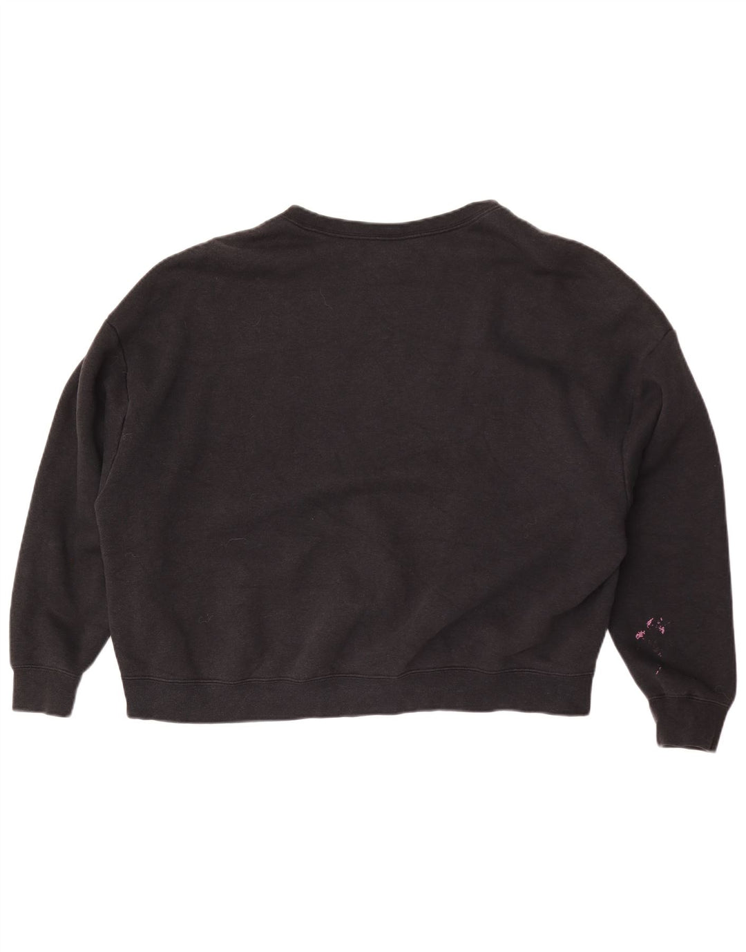 Pulover supradimensionat Nike Air Graphic pentru femei UK 16 Large Negru