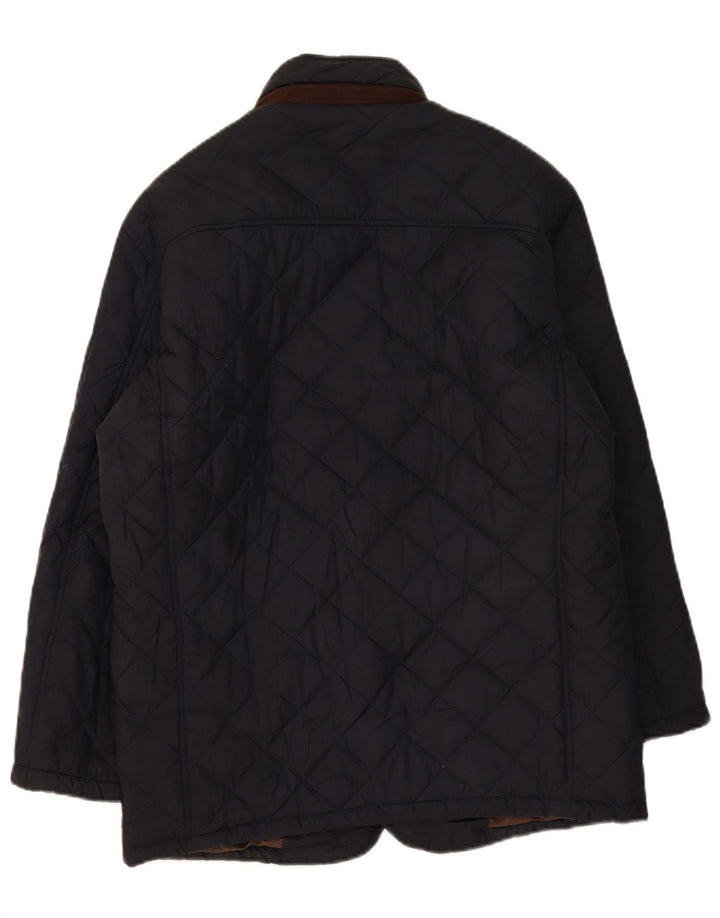 Jachetă matlasată Lacoste pentru bărbați, IT 52 XL, poliester bleumarin
