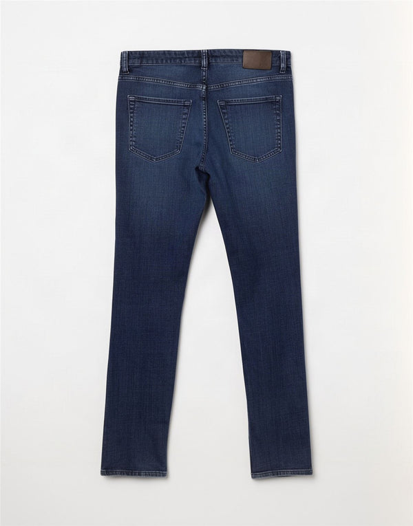 Blugi slim pentru bărbați Hugo Boss W33 L32 Bumbac albastru