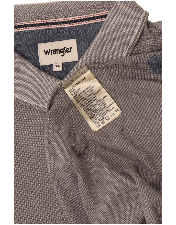 WRANGLER tricou polo pentru bărbați XL bumbac gri