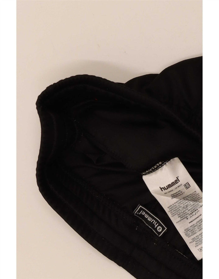 Hummel Pantaloni de trening grafic pentru bărbați Poliester mediu negru