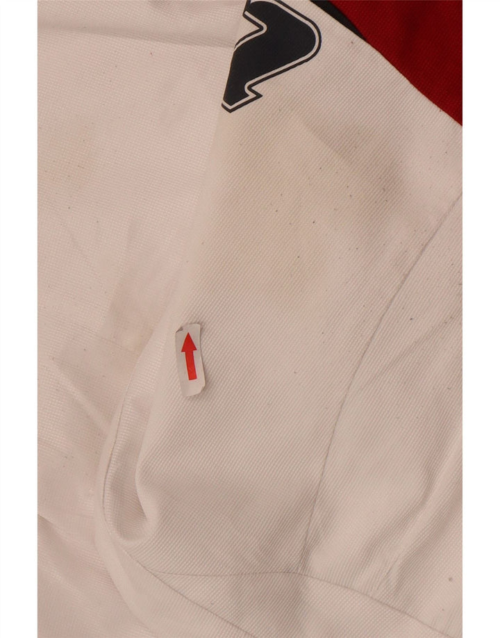 Trening complet grafic pentru bărbați Lotto 2XL, alb, poliester color bloc