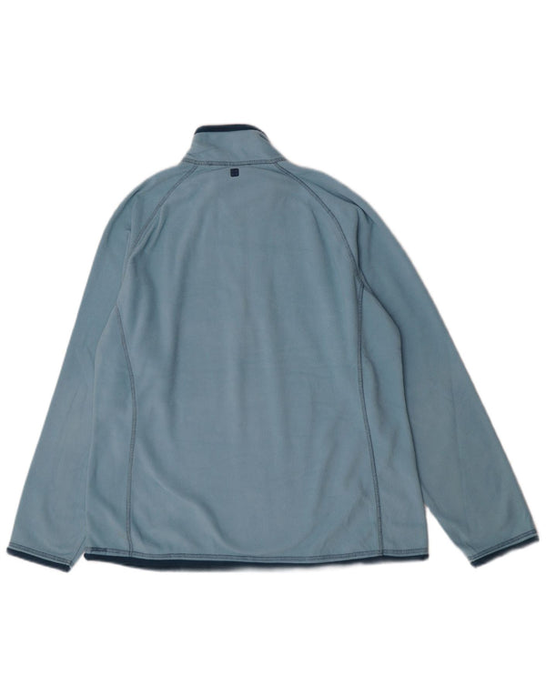 Pulover din lână pentru femei Mountain Warehouse, cu fermoar și gât, UK 18 XL Blue Sports
