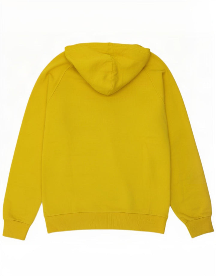 Pulover pentru bărbați Adidas Graphic Hoodie, poliester galben mediu