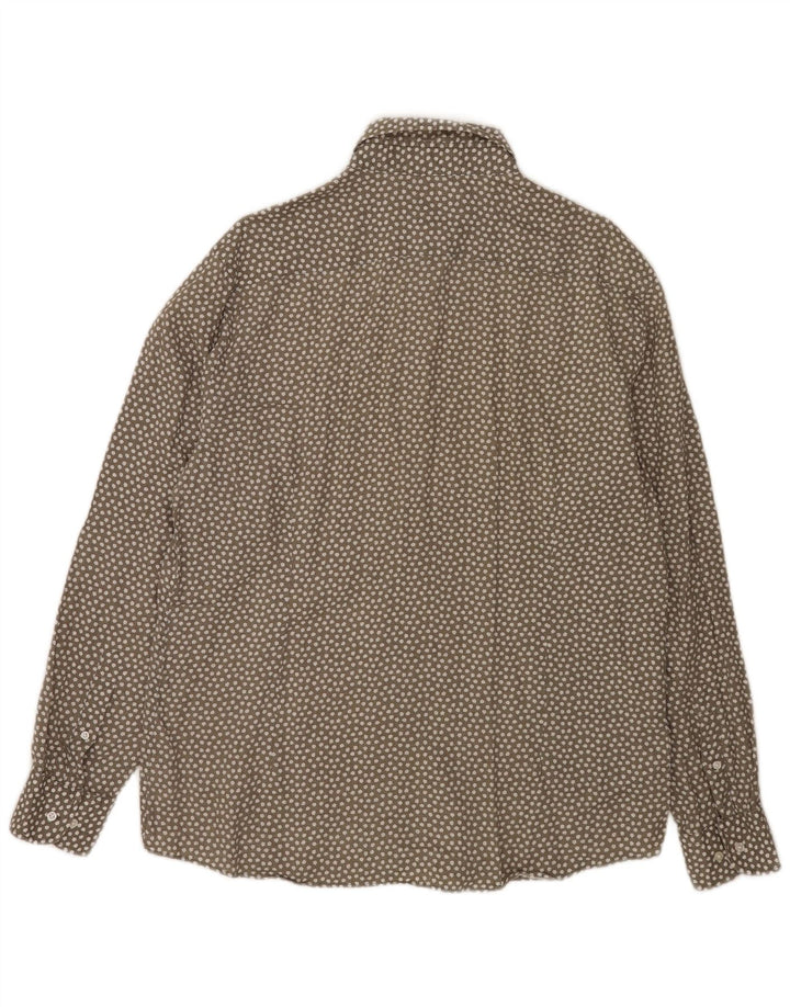 Cămașă Massimo Dutti pentru bărbați XL Gri Floral In