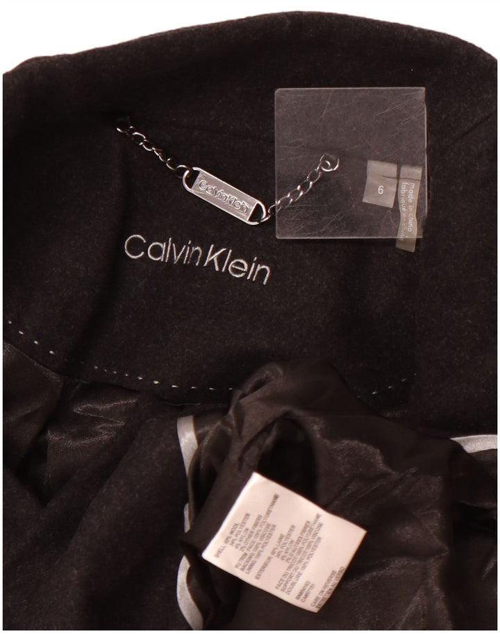 Palton pentru femei Calvin Klein US 6 Medium Negru Lână