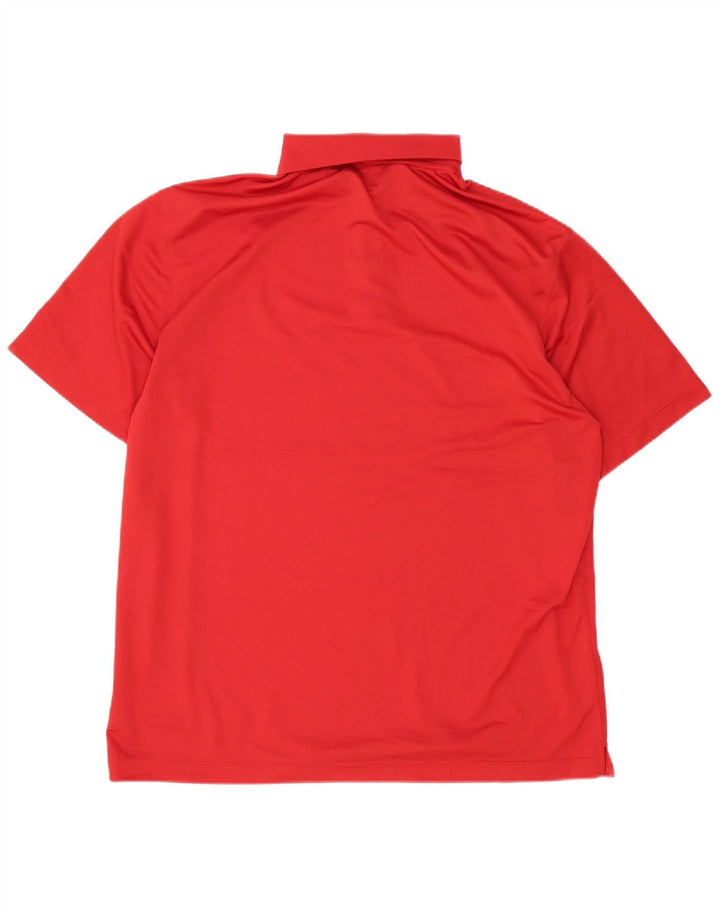 Tricou polo Nike pentru bărbați Dri Fit XL poliester roșu