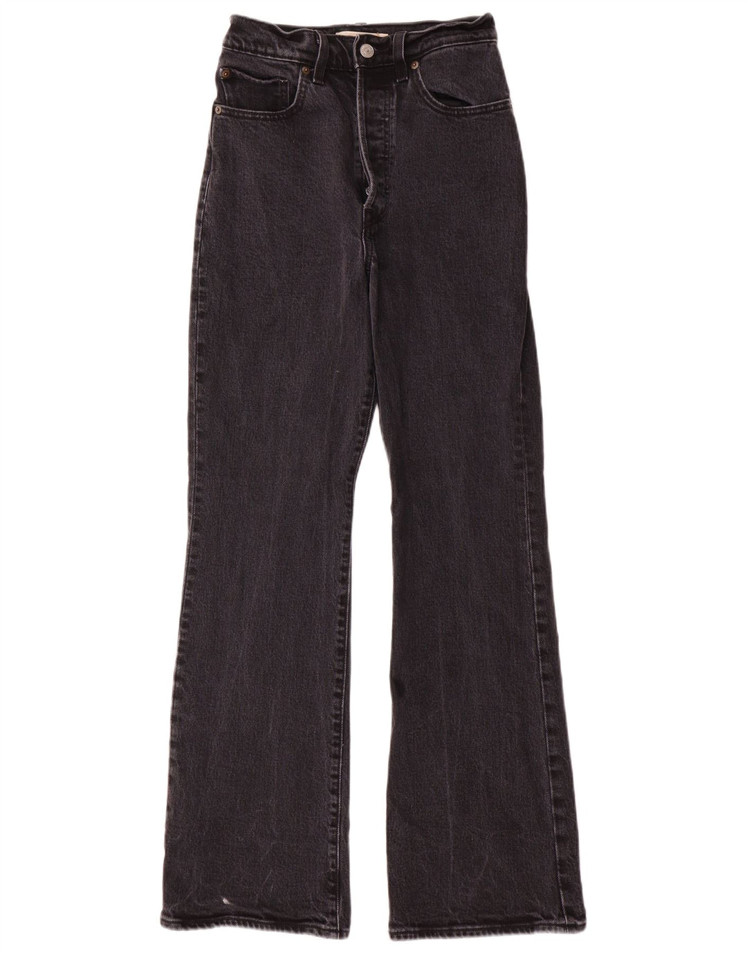 Blugi Levi's pentru femei cu talie înaltă Bootcut W27 L31 bumbac gri