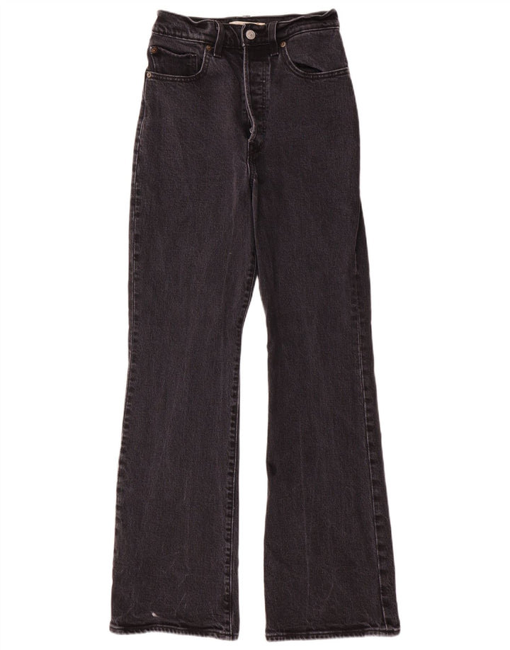 Blugi Levi's pentru femei cu talie înaltă Bootcut W27 L31 bumbac gri