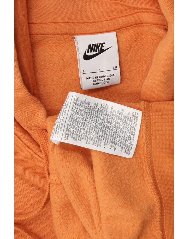 Pulover Nike pentru bărbați, bumbac portocaliu mic