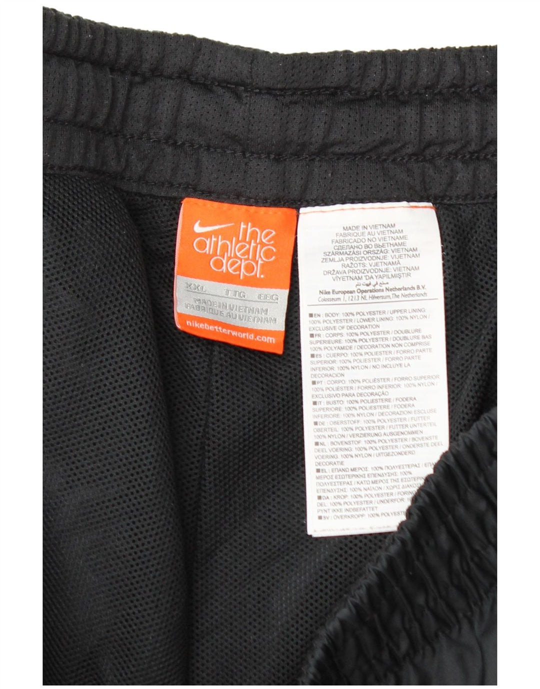 Pantaloni de trening Nike pentru bărbați 2XL, poliester negru