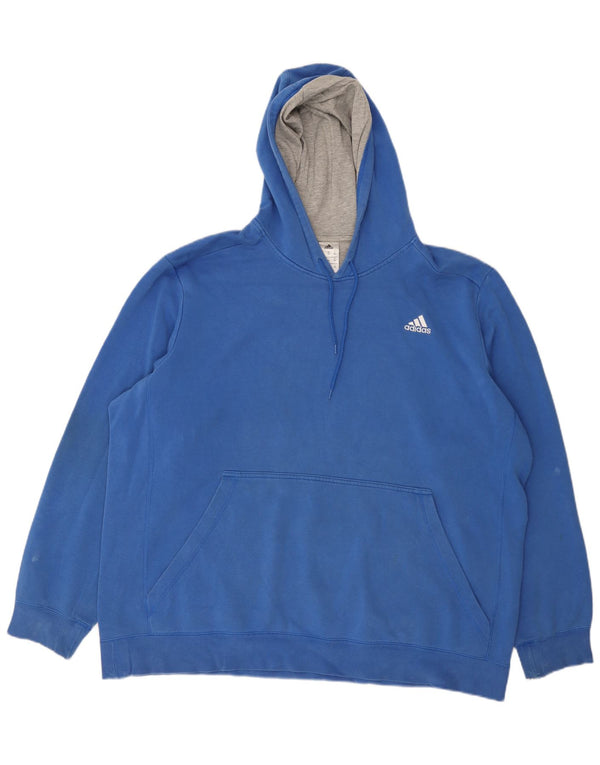 Pulover Adidas pentru bărbați, 2XL, bumbac, albastru