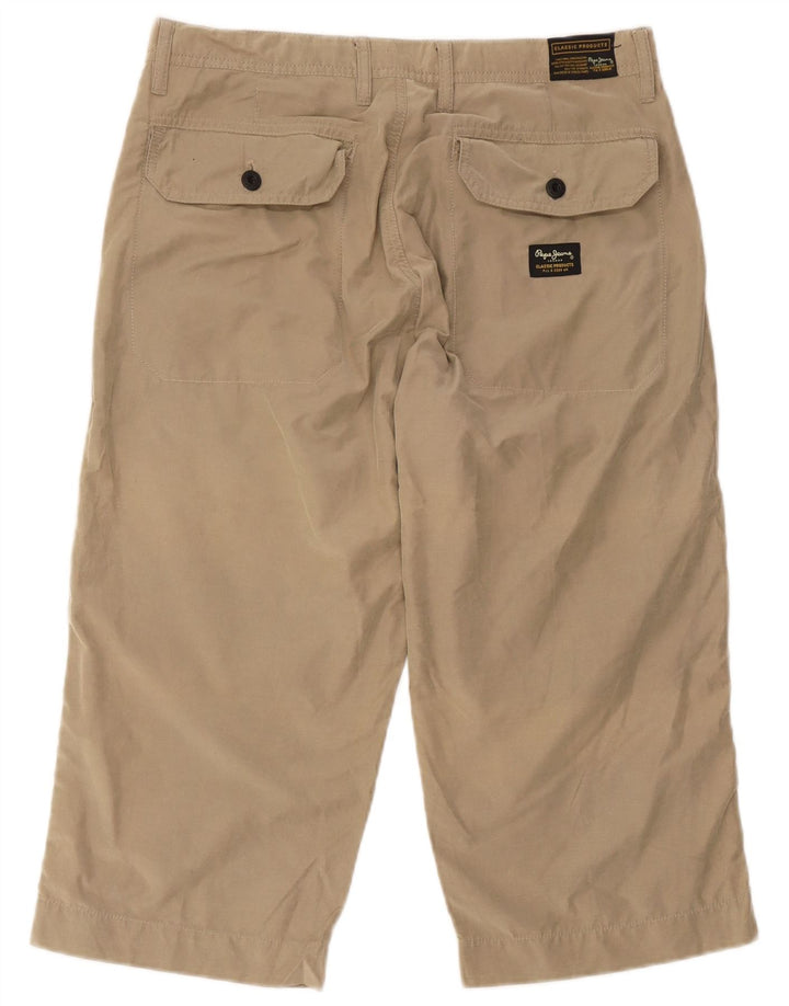 Bermudă pentru bărbați PEPE Jeans Cargo W34, bumbac mare, bej