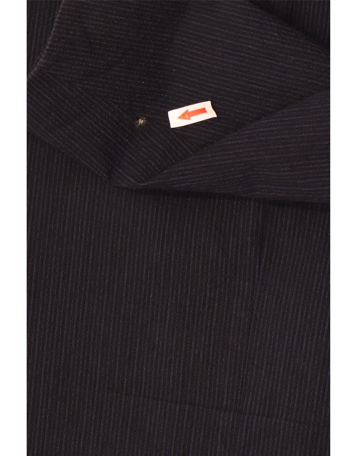Blazer pentru bărbați Zara, cu 2 nasturi, UK 40, mare, bleumarin, cu dungi