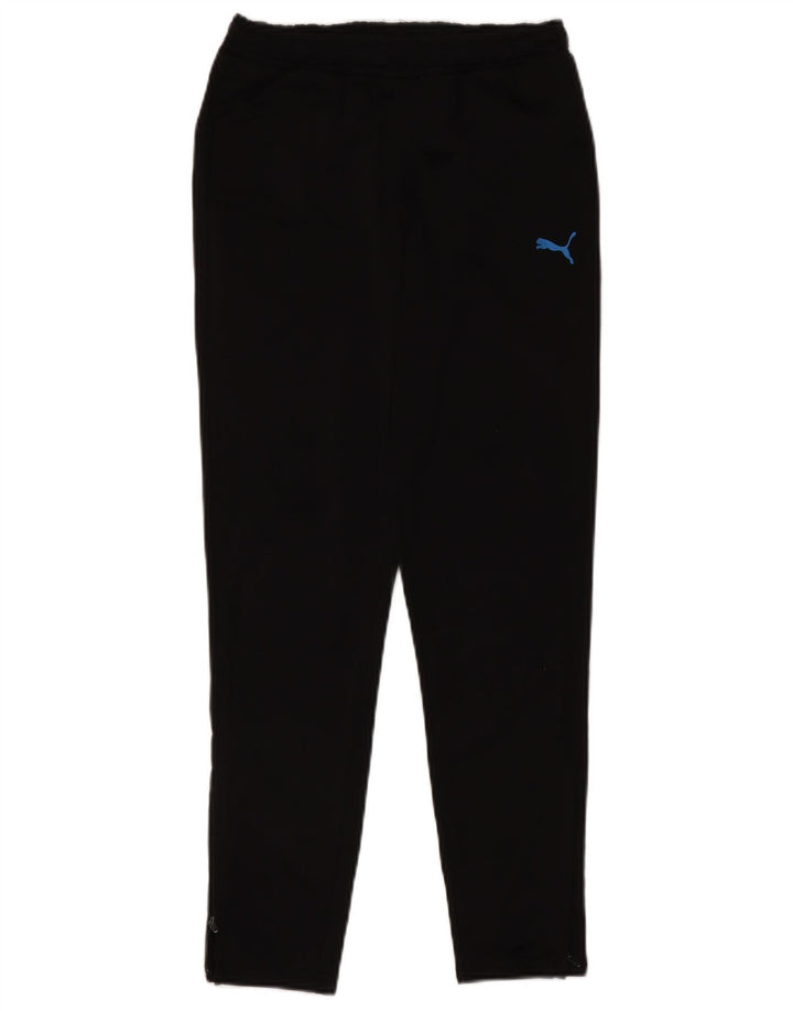 PUMA Boys Tracksuit Trousers 11-12 Years Black