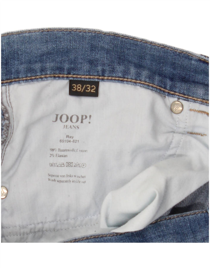 Blugi Joop Bărbați Drepți W38 L32 Bumbac Albastru
