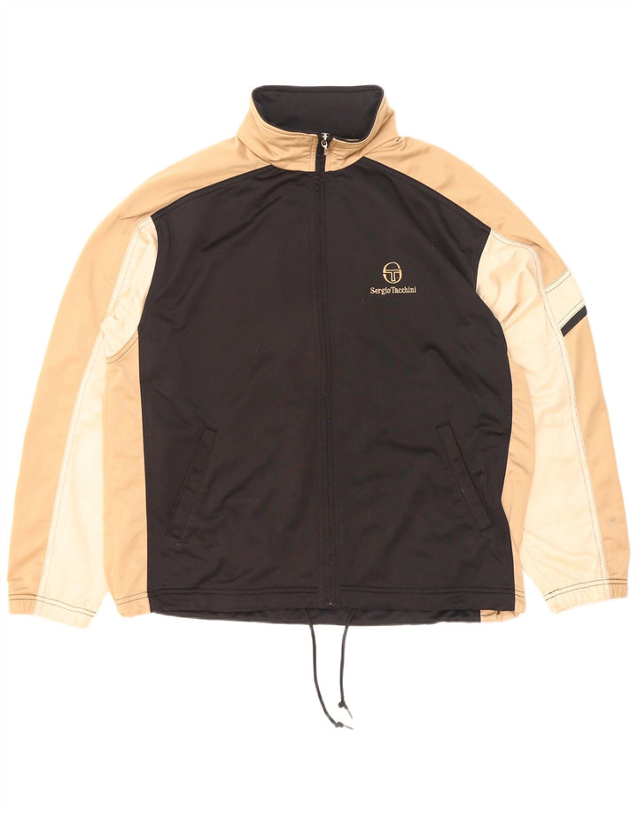 Jachetă de trening pentru bărbați Sergio Tacchini, XL, negru, bloc de culoare