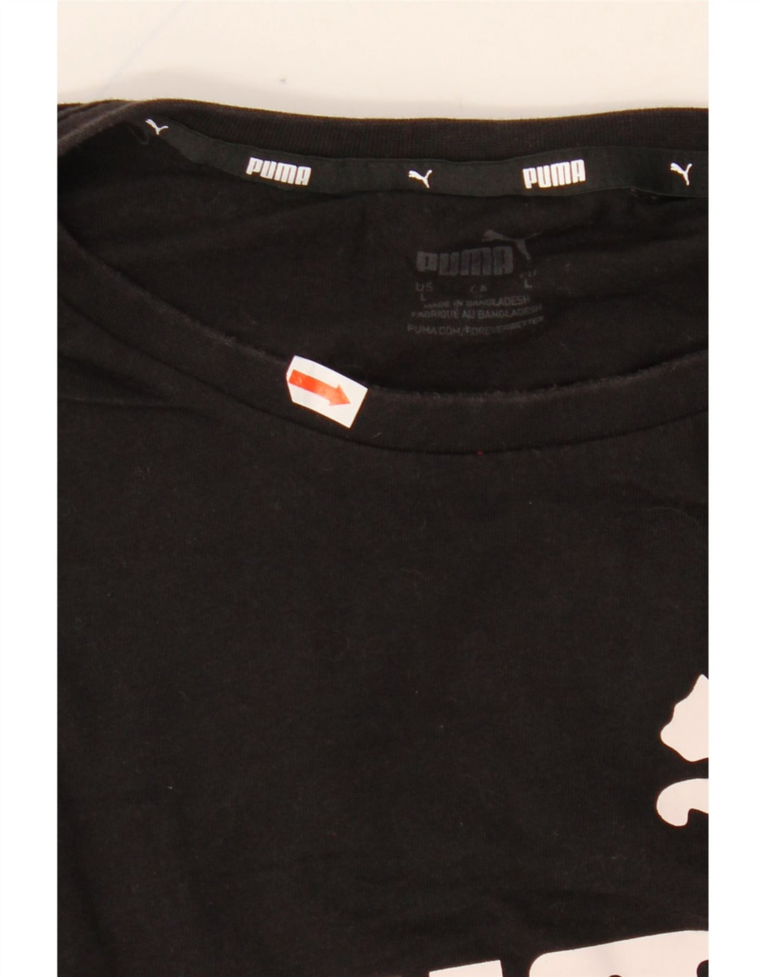 Tricou grafic PUMA pentru bărbați Top mare negru