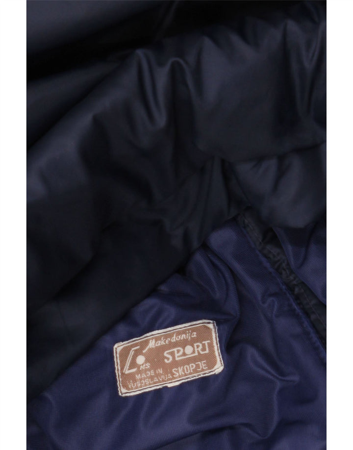 Jachetă căptușită pentru bărbați VINTAGE UK 42 XL Bleumarin Colorblock