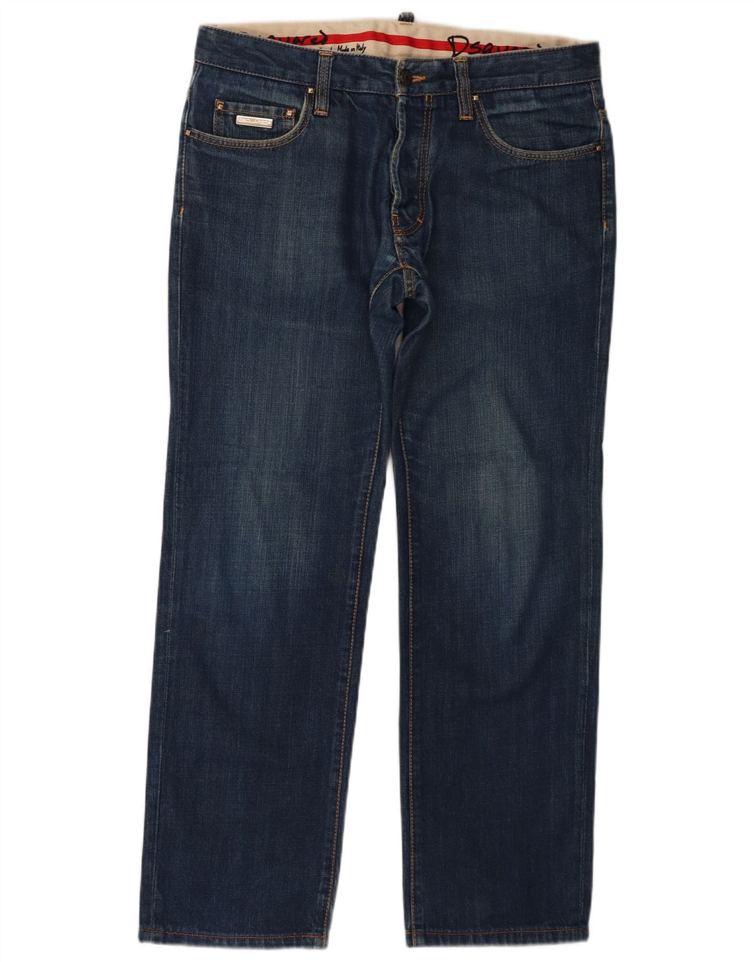 Dsquared2 Blugi Drepți Bărbați IT 48 Medium L34 L29 Bumbac Albastru