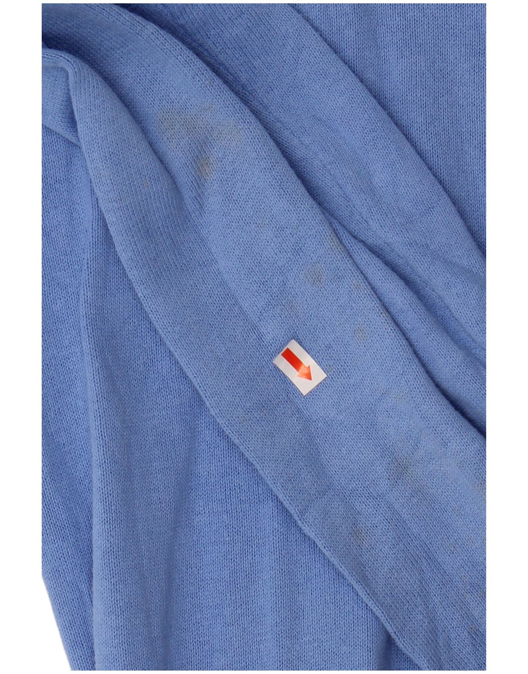 CREW CLOTHING Pulover pentru bărbați, cu fermoar, cu gât, bumbac mic, albastru