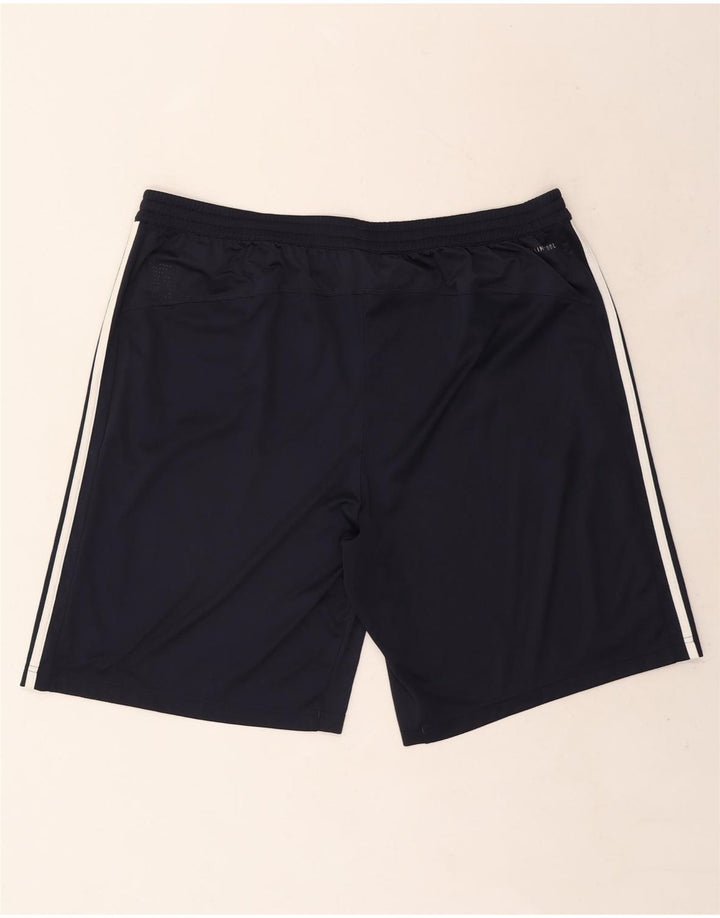 Pantaloni scurți sport pentru bărbați Adidas Climacool 2XL, poliester bleumarin