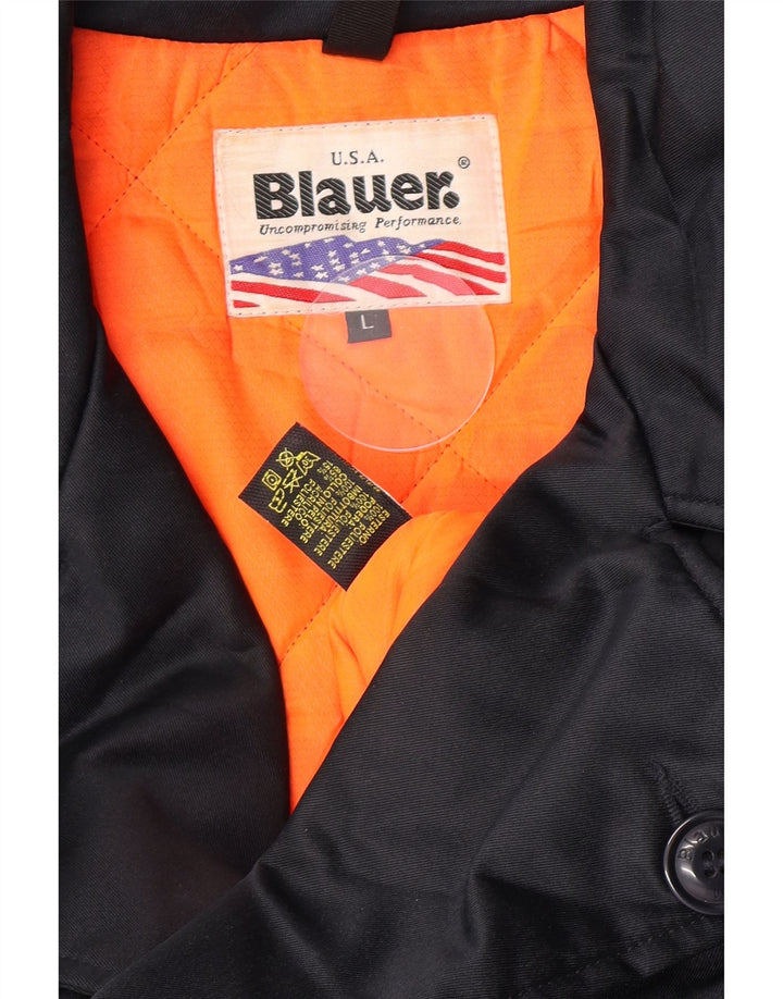 Blauer Blauer Bărbați Dublu Breasted Poliester Marea Britanie 40