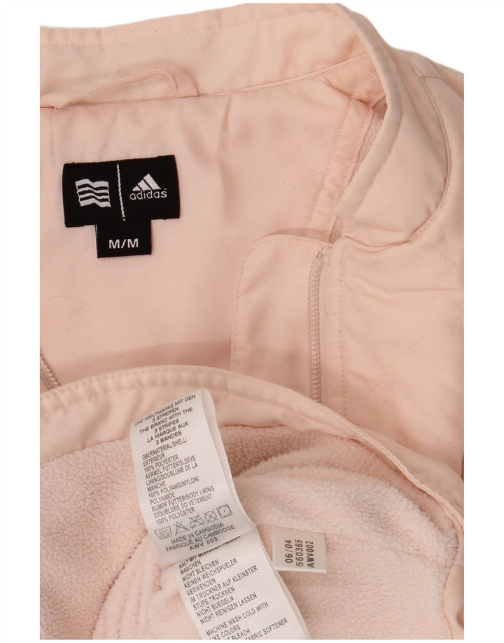 Jachetă matlasată Adidas pentru femei UK 14 Medium Pink Poliester