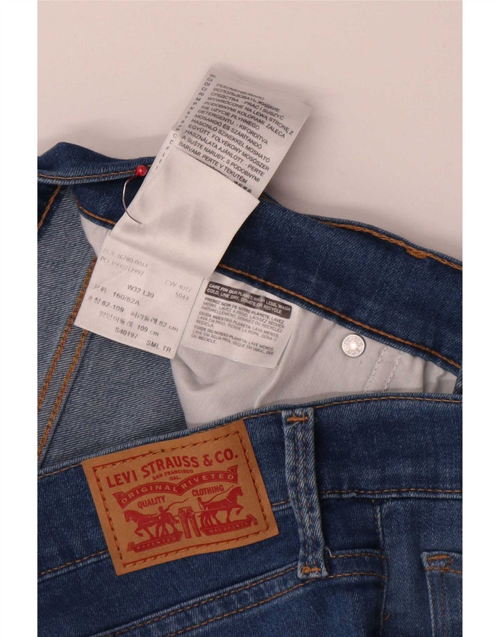 Blugi slim pentru femei Levi's W32 L30 bumbac albastru