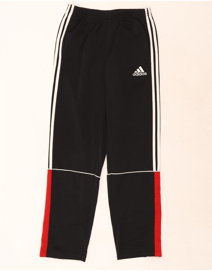 Pantaloni de trening Adidas pentru băieți 13-14 ani, negru, poliester