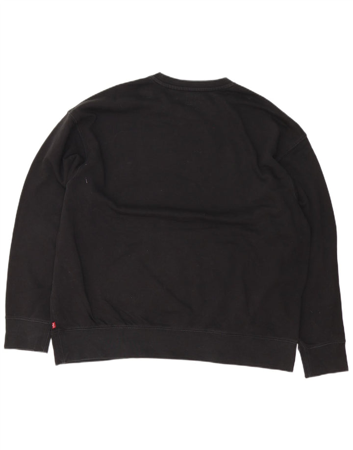 Pulover Levi's Relaxed Graphic pentru bărbați, bumbac XL, negru