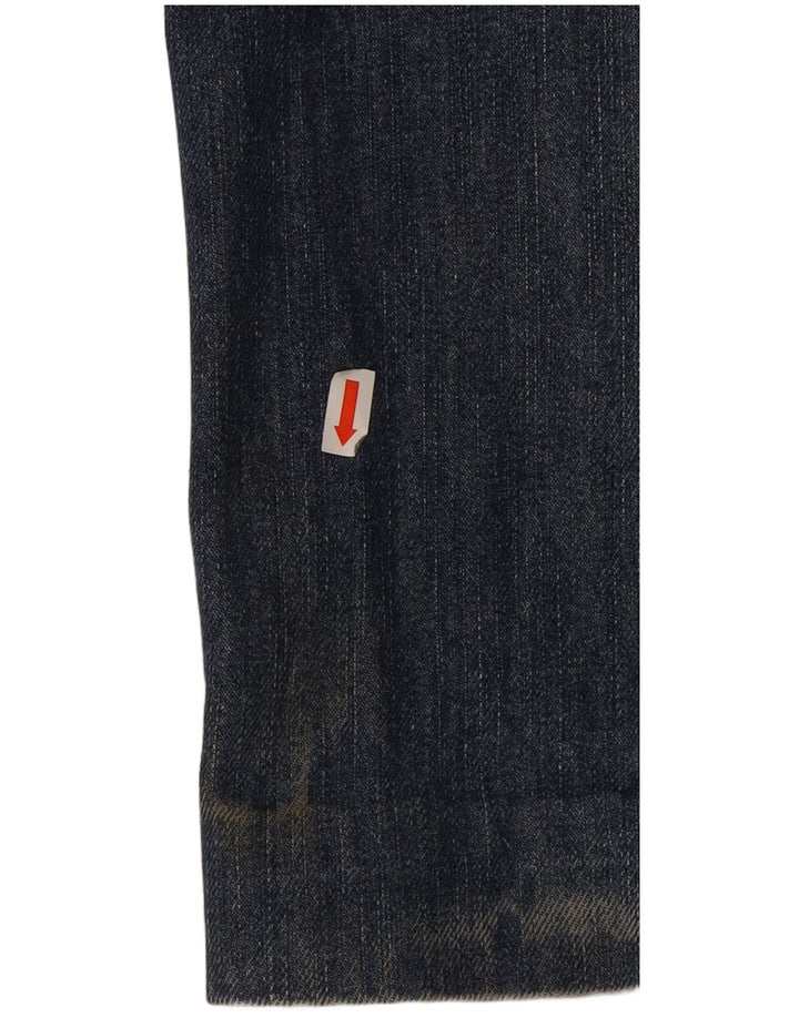 Blugi drepti pentru bărbați Wrangler W32 L32 bumbac bleumarin