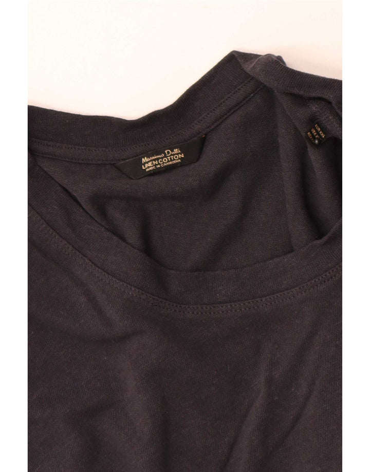 Massimo Dutti Bărbați Tricou Top 2XL Gri In