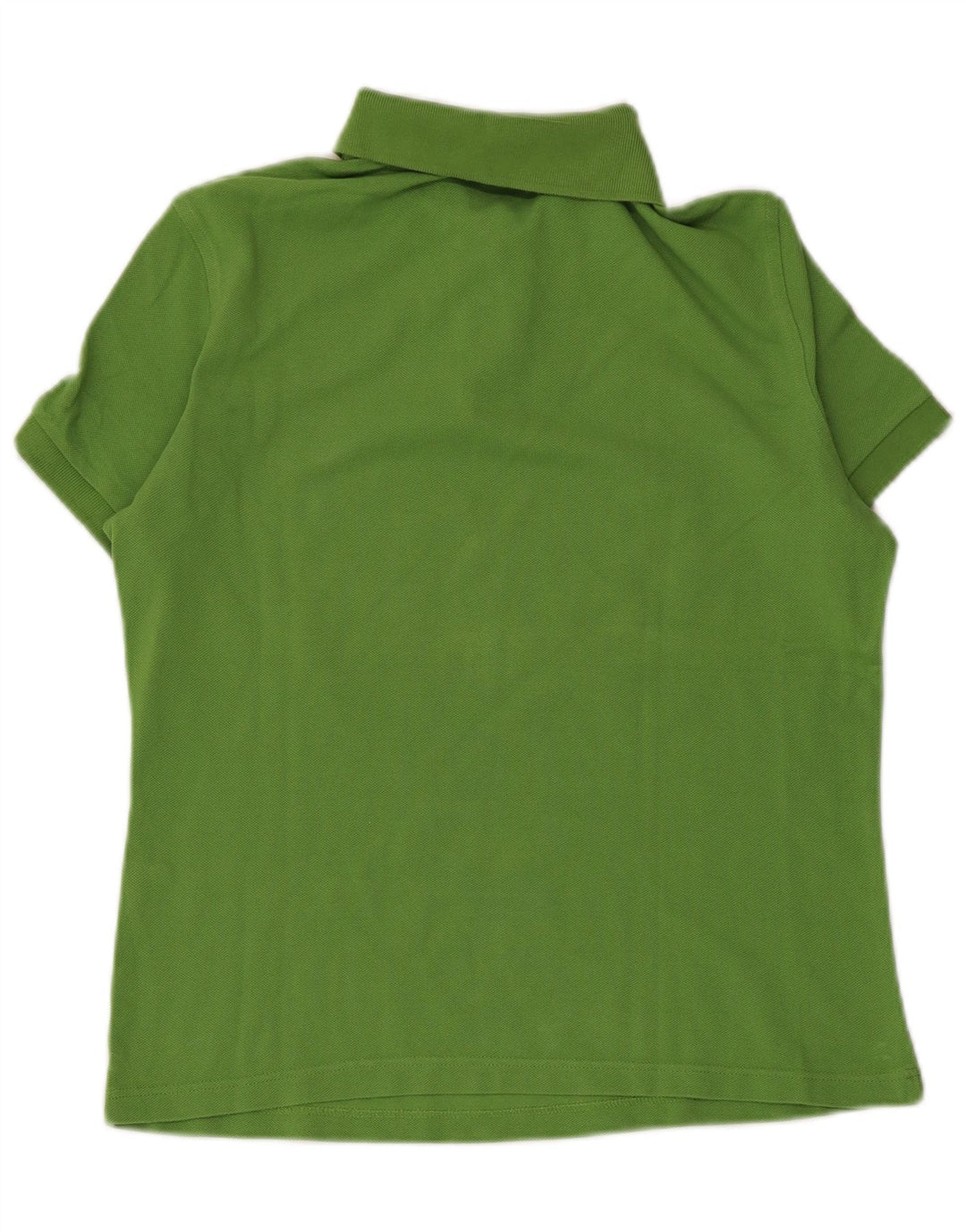 Tricou polo BURBERRY pentru femei UK 12, bumbac verde mediu