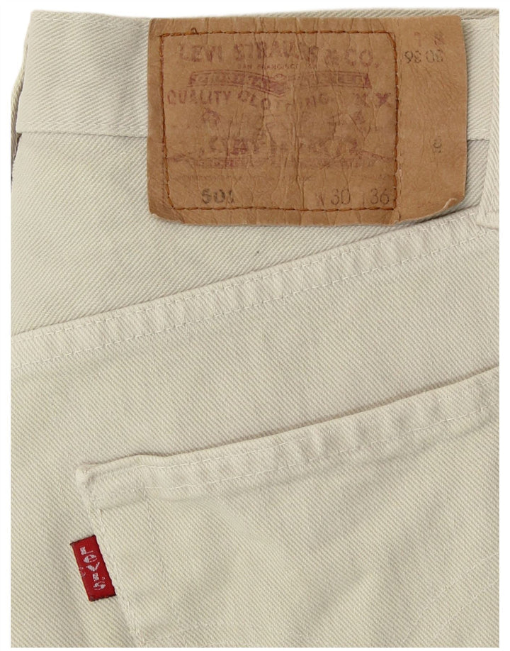 Blugi drepti pentru bărbați Levi's 501 W30 L28 verde