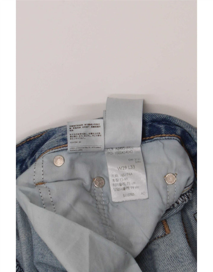Blugi Levi's pentru femei Distressed Bootcut W29 L33 Bumbac albastru