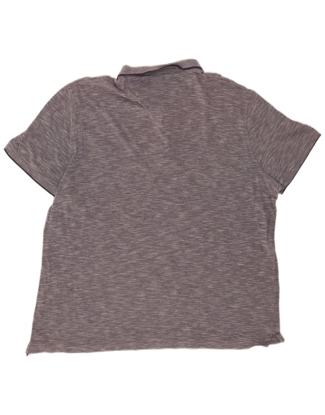 MASSIMO DUTTI Cămașă polo casual pentru bărbați, 2XL, albastru bleumarin, pete