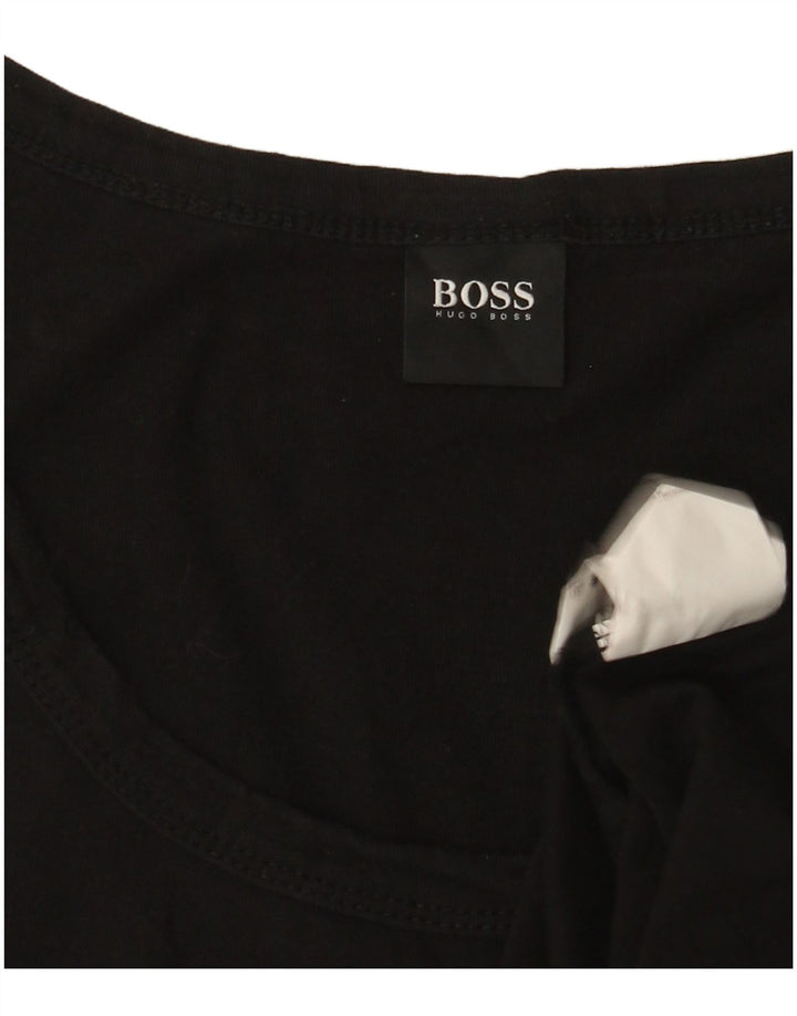Vestă grafică pentru bărbați Hugo Boss, mare, negru, bumbac