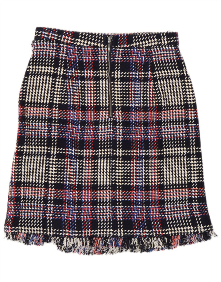 Fusta dreaptă pentru femei Marks & Spencer UK 8 Small W28 Multicolor Check